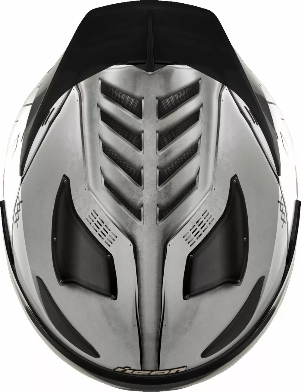CASCO INTEGRALE - ICON DOMAIN FUTURE PROOF - OMOLOGATO ECE 2206 GRIGIO MET