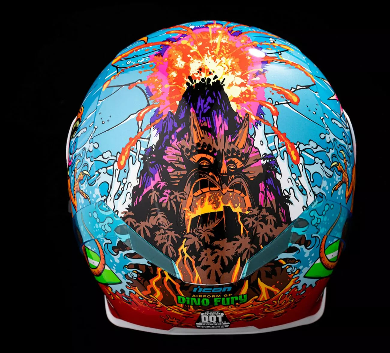 CASCO INTEGRALE - ICON AIRFORM DINO FURY - OMOLOGATO ECE 2206