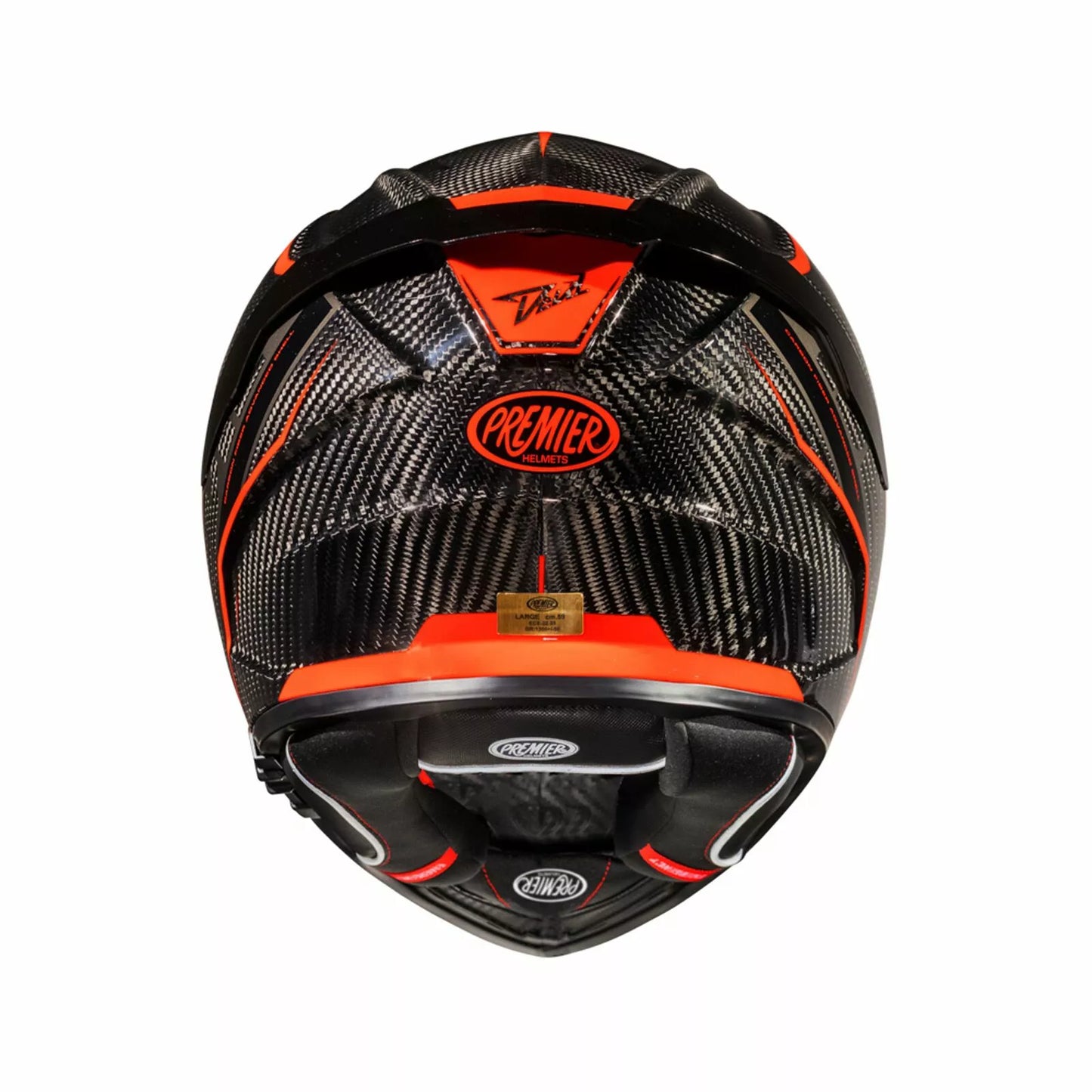 CASCO INTEGRALE - PREMIER DEVIL CARBON ST2 - OMOLOGATO ECE 2206 ROSSO