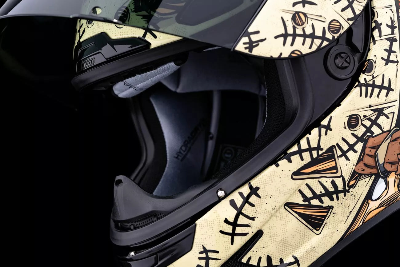 CASCO INTEGRALE - ICON AIRFLAME PRO TOPSHELF - OMOLOGATO ECE 2206