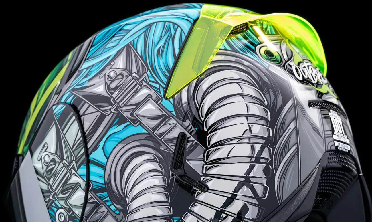 CASCO INTEGRALE - ICON AIFRAME PRO OUTBREAK - OMOLOGATO ECE 2206