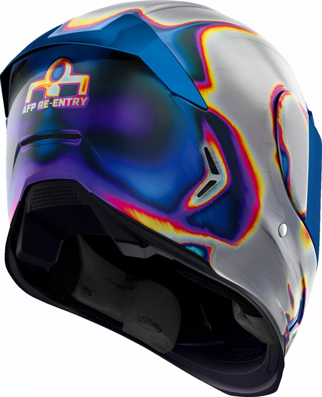 CASCO INTEGRALE - ICON AIFRAME PRO RE-ENTRY - OMOLOGATO ECE 2206 METAL