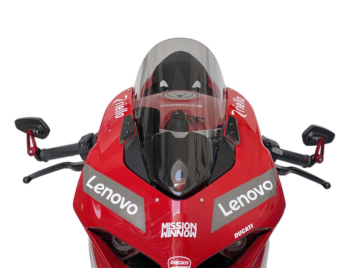 WRS - CUPOLINO RACE ALTO WRS FUME' +45MM DUCATI PANIGALE V4 / S 2018-2019