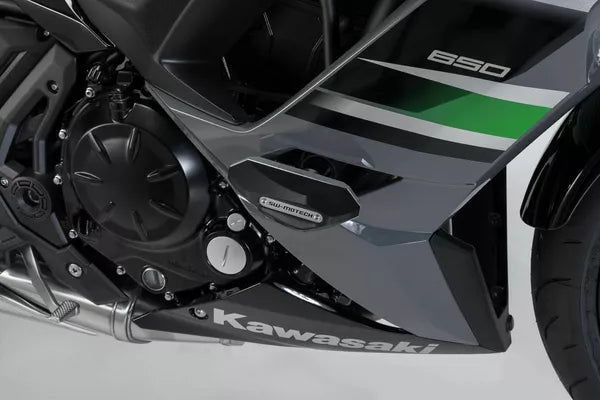 SW-MOTECH - KIT TAMPONI DI PROTEZIONE PER TELAIO NERO KAWASAKI NINJA 650 (16-)