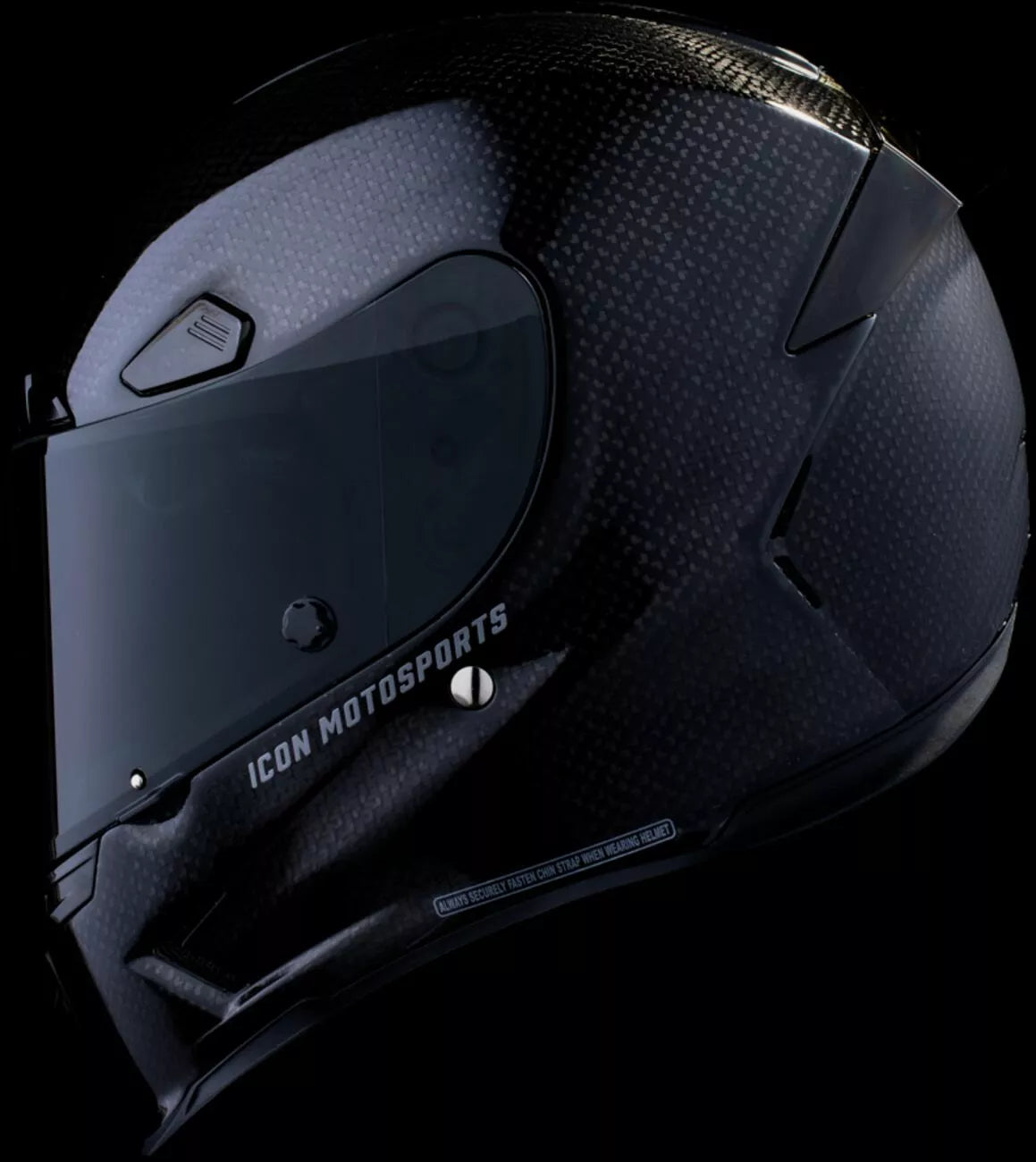 CASCO INTEGRALE - ICON AIRFRAME PRO CARBON 4 TRESS - OMOLOGATO ECE 2206 CARBONIO