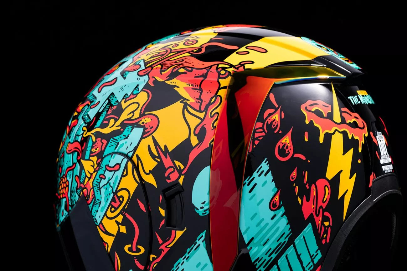 CASCO INTEGRALE - ICON AIRFORM MUNCHIES MIPS - OMOLOGATO ECE 2206 VERDE ACQUA