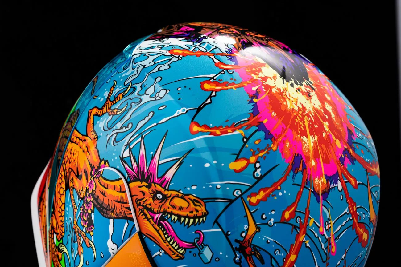CASCO INTEGRALE - ICON AIRFORM DINO FURY - OMOLOGATO ECE 2206