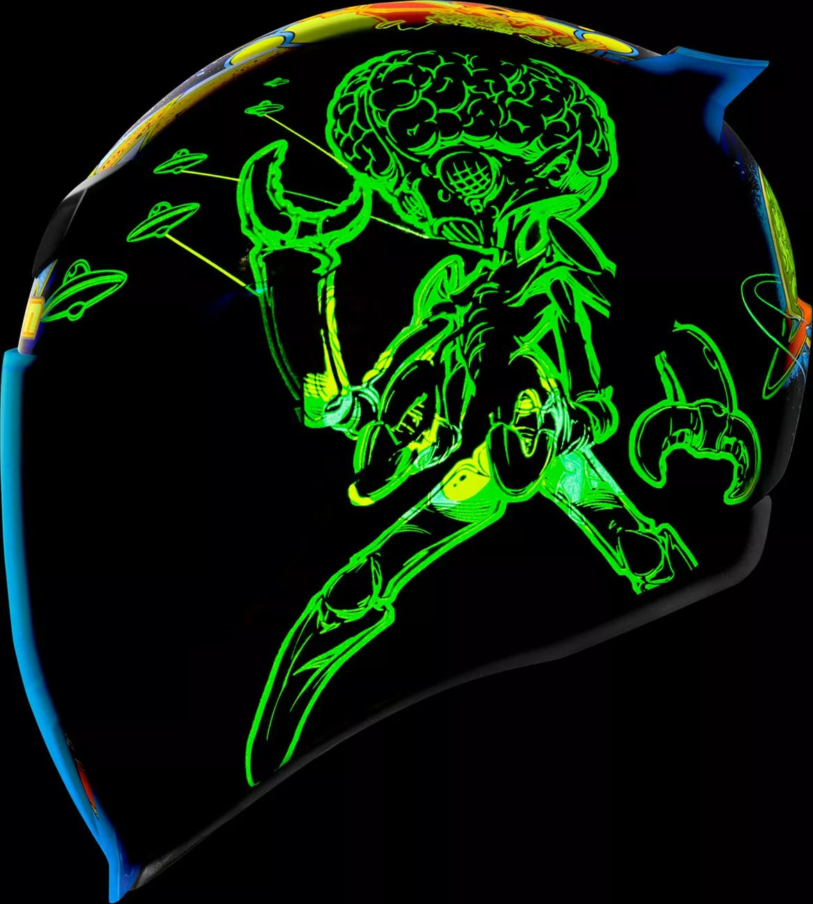 CASCO INTEGRALE - ICON AIRFLITE BUGOID BLITZ - OMOLOGATO ECE 2206