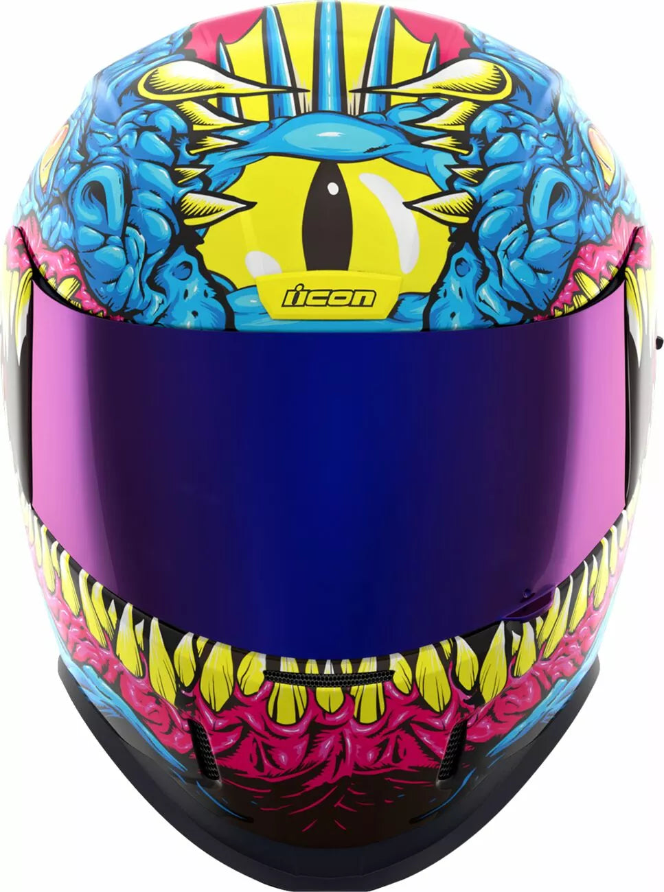 CASCO INTEGRALE - ICON AIRFORM KRYOLA KREEP MIPS - OMOLOGATO ECE 2206 BLU E VIOLA
