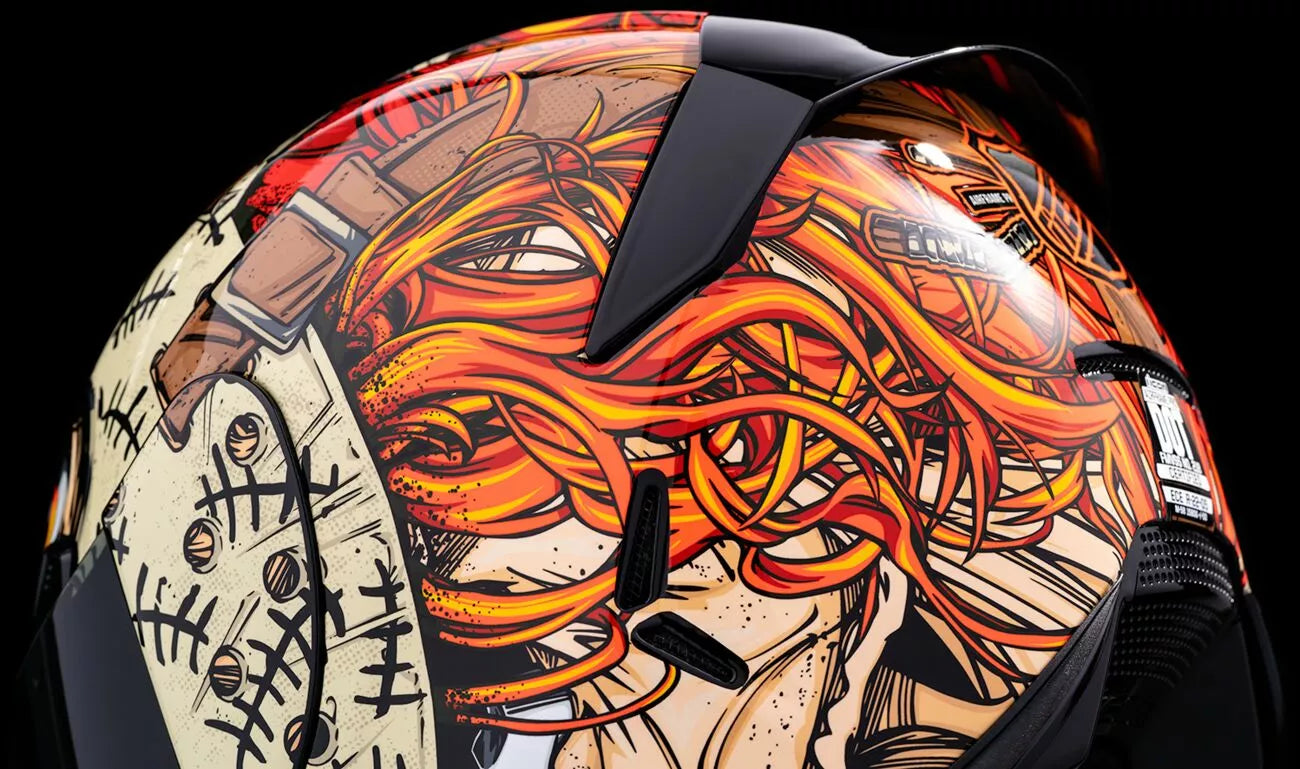 CASCO INTEGRALE - ICON AIRFLAME PRO TOPSHELF - OMOLOGATO ECE 2206