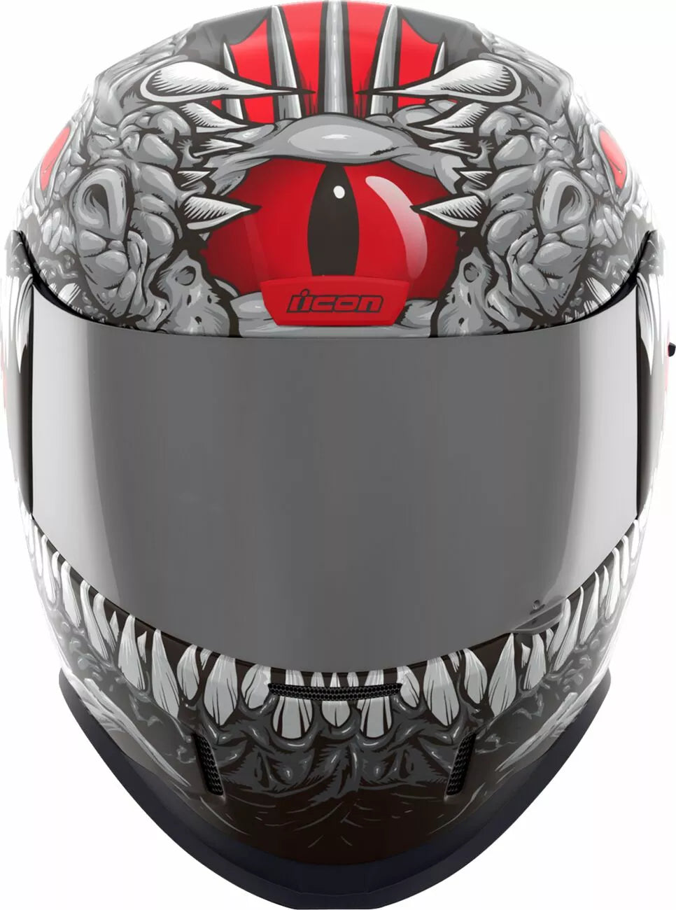 CASCO INTEGRALE - ICON KRYOLA KREEP MIPS - OMOLOGATO ECE 2206 ROSSO GRIGIO