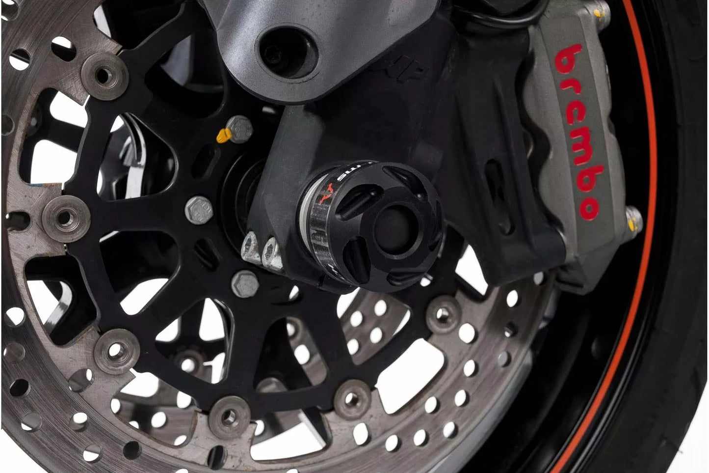 SW-MOTECH - KIT TAMPONI PROTEZIONE ANTERIORE PERNO RUOTA KTM DUKE 790 / 890 / 1290 SUPER DUKE