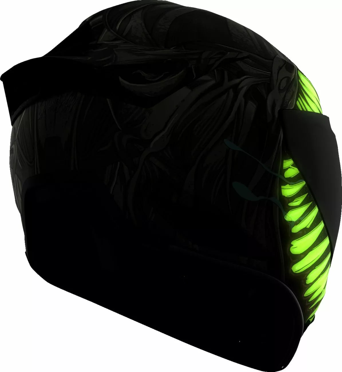 CASCO INTEGRALE - ICON DOMAIN GRAND MAW - OMOLOGATO ECE 2206 AEROGRAFATO
