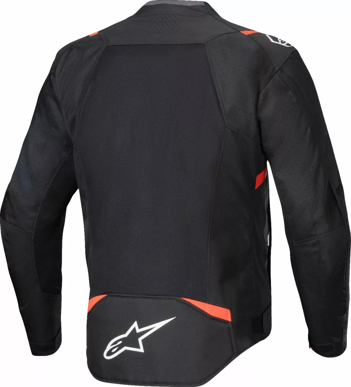 ALPINESTARS - GIACCA MOTO UOMO T-SPS AIR V2 NERO E ROSSO IN TESSUTO CON PROTEZIONI