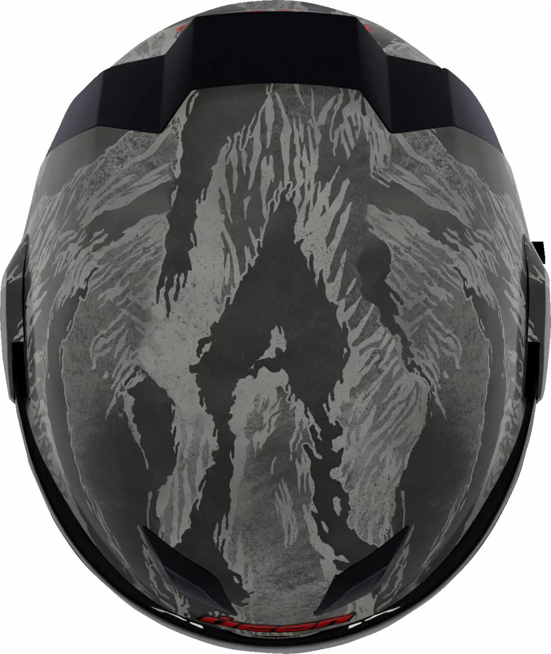 CASCO INTEGRALE - ICON AIRFLITE TIGER'S BLOOD MIPS - OMOLOGATO ECE 2206 GRIGIO E NERO