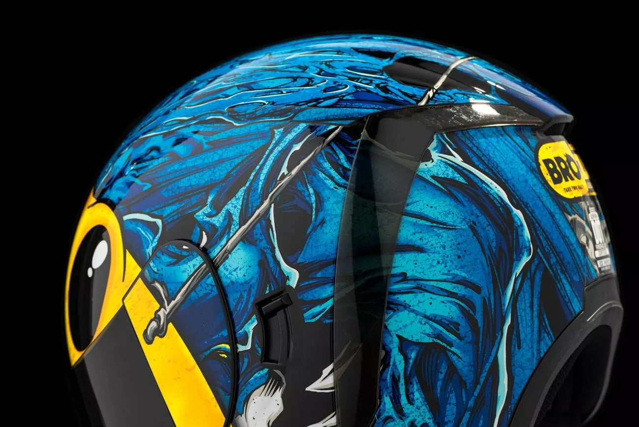 CASCO INTEGRALE - ICON AIRFORM BROZAK MIPS BLU - OMOLOGATO ECE 2206