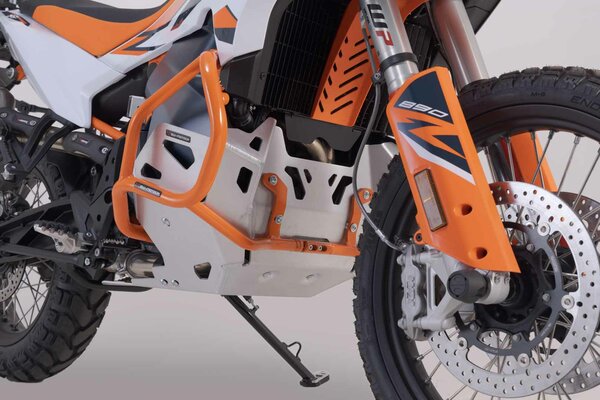 SW-MOTECH - PARACOPPA PROTEZIONE MOTORE ARGENTO KTM 790 ADV / R, 890 ADV / R (Copia)