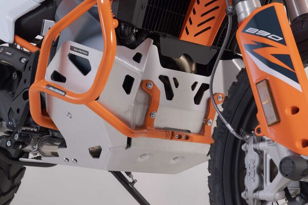 SW-MOTECH - PARACOPPA PROTEZIONE MOTORE ARGENTO KTM 790 ADV / R, 890 ADV / R (Copia)
