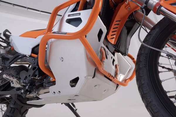 SW-MOTECH - PARACOPPA PROTEZIONE MOTORE ARGENTO KTM 790 ADV / R, 890 ADV / R (Copia)