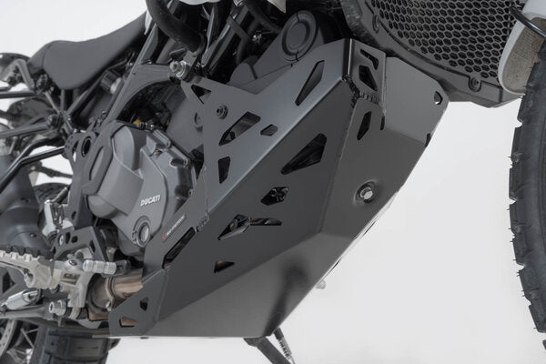 SW-MOTECH - PARAMOTORE PROTEZIONE MOTORE NERO DUCATI DESERT X (22-) / RALLY (23-)