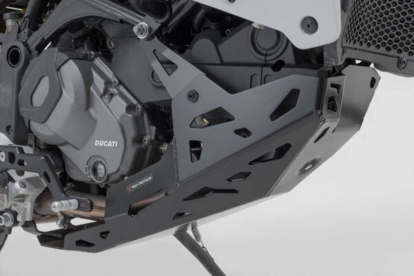 SW-MOTECH - PARAMOTORE PROTEZIONE MOTORE NERO DUCATI DESERT X (22-) / RALLY (23-)