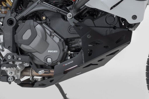 SW-MOTECH - PARAMOTORE PROTEZIONE MOTORE NERO DUCATI DESERT X (22-) / RALLY (23-)