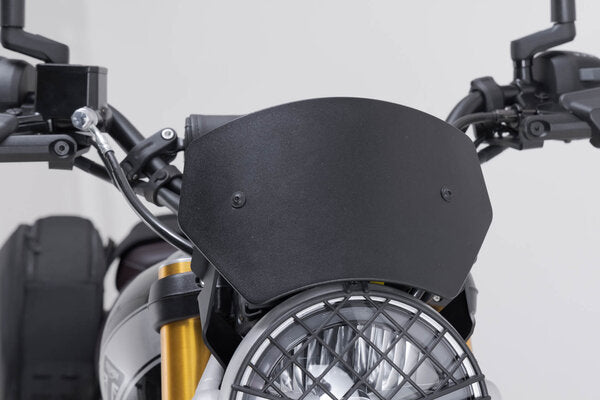 SW-MOTECH - CUPOLINO PARABREZZA IN ALLUMINIO NERO TRIUMPH SCRAMBLER 400 X (23-)