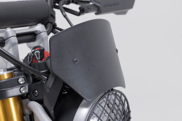 SW-MOTECH - CUPOLINO PARABREZZA IN ALLUMINIO NERO TRIUMPH SCRAMBLER 400 X (23-)