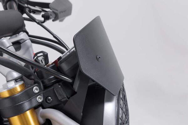 SW-MOTECH - CUPOLINO PARABREZZA IN ALLUMINIO NERO TRIUMPH SCRAMBLER 400 X (23-)