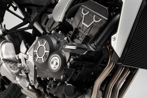SW-MOTECH - KIT TAMPONI DI PROTEZIONE PER TELAIO NERO HONDA CB 1000 R (18-)