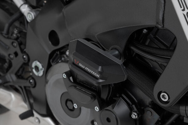 SW-MOTECH - KIT TAMPONI DI PROTEZIONE PER TELAIO NERO SUZUKI GSX-S 950 / GSX-S 1000/GT (21-)