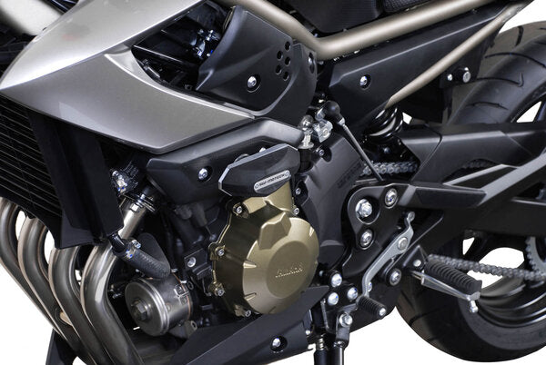 SW-MOTECH - KIT TAMPONI DI PROTEZIONE PER TELAIO NERO YAMAHA XJ6 (08-12) / XJ6 Diversion (08-)