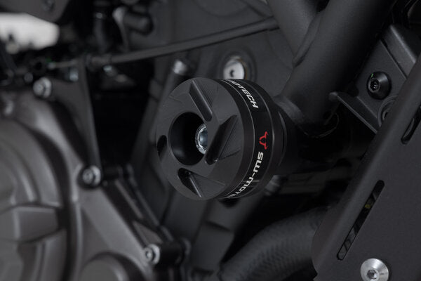 SW-MOTECH - KIT TAMPONI DI PROTEZIONE PER TELAIO NERO YAMAHA XSR 700 (15-) / XTribute (19-)