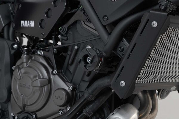 SW-MOTECH - KIT TAMPONI DI PROTEZIONE PER TELAIO NERO YAMAHA XSR 700 (15-) / XTribute (19-)