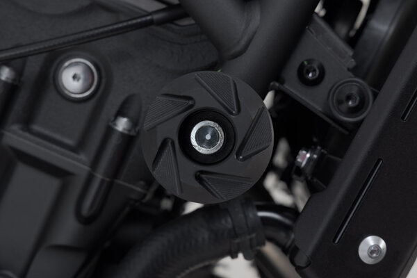 SW-MOTECH - KIT TAMPONI DI PROTEZIONE PER TELAIO NERO YAMAHA XSR 700 (15-) / XTribute (19-)