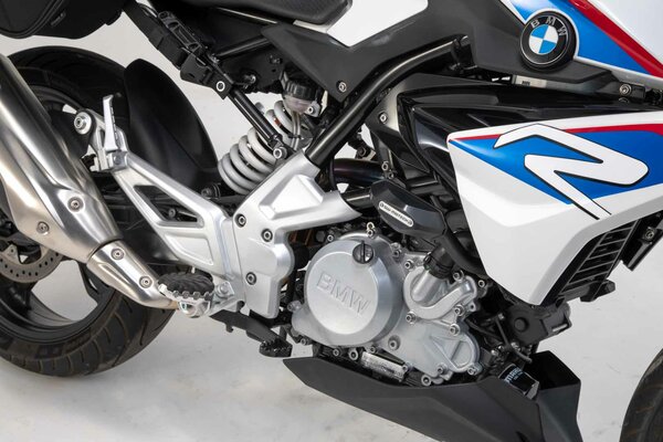 SW-MOTECH - KIT TAMPONI DI PROTEZIONE PER TELAIO NERO BMW G 310 R (16-20)