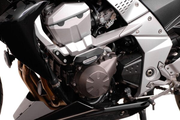 SW-MOTECH - KIT TAMPONI DI PROTEZIONE PER TELAIO NERO KAWASAKI Z750 (07-12) Z750R