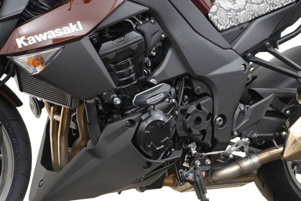 SW-MOTECH - KIT TAMPONI DI PROTEZIONE PER TELAIO NERO KAWASAKI Z 1000 (10-)