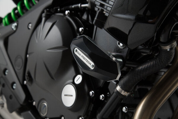SW-MOTECH - KIT TAMPONI DI PROTEZIONE PER TELAIO NERO KAWASAKI ER-6N (11-17)