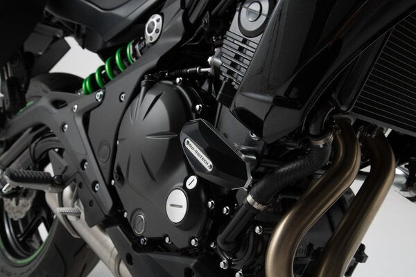 SW-MOTECH - KIT TAMPONI DI PROTEZIONE PER TELAIO NERO KAWASAKI ER-6N (11-17)