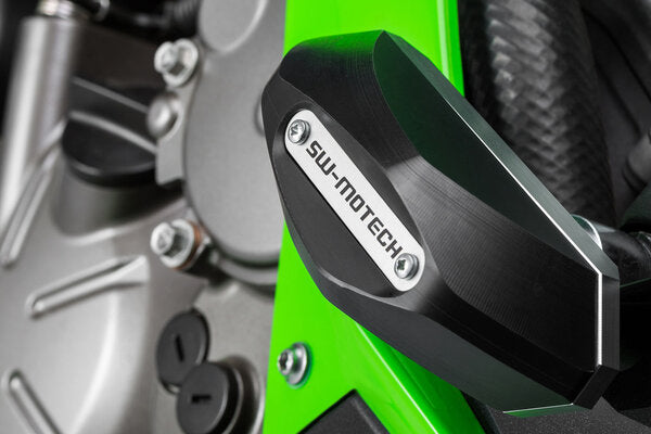 SW-MOTECH - KIT TAMPONI DI PROTEZIONE PER TELAIO NERO KAWASAKI ZX-6R 636 (13-)