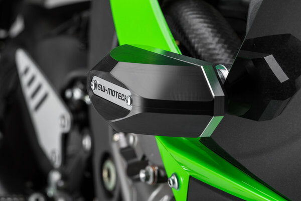 SW-MOTECH - KIT TAMPONI DI PROTEZIONE PER TELAIO NERO KAWASAKI ZX-6R 636 (13-)