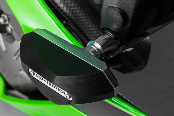 SW-MOTECH - KIT TAMPONI DI PROTEZIONE PER TELAIO NERO KAWASAKI ZX-6R 636 (13-)
