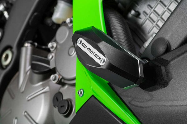 SW-MOTECH - KIT TAMPONI DI PROTEZIONE PER TELAIO NERO KAWASAKI ZX-6R 636 (13-)