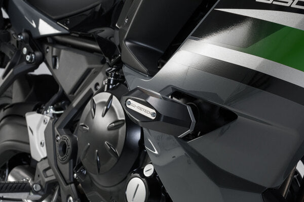 SW-MOTECH - KIT TAMPONI DI PROTEZIONE PER TELAIO NERO KAWASAKI NINJA 650 (16-)