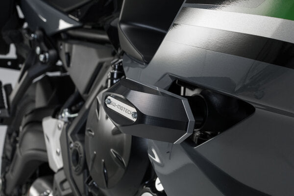 SW-MOTECH - KIT TAMPONI DI PROTEZIONE PER TELAIO NERO KAWASAKI NINJA 650 (16-)