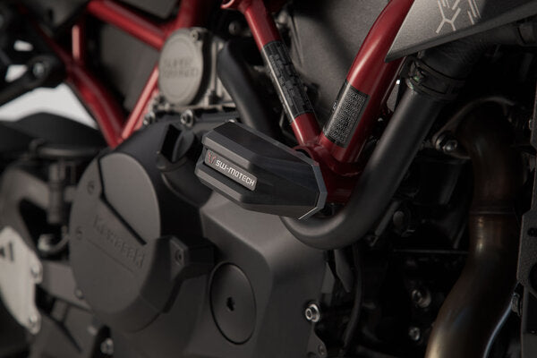 SW-MOTECH - KIT TAMPONI DI PROTEZIONE PER TELAIO NERO KAWASAKI Z H2 (19-)
