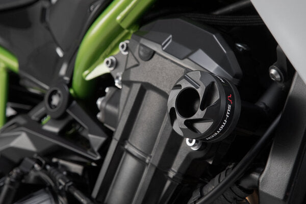SW-MOTECH - KIT TAMPONI DI PROTEZIONE PER TELAIO NERO KAWASAKI Z900 DAL (16-)