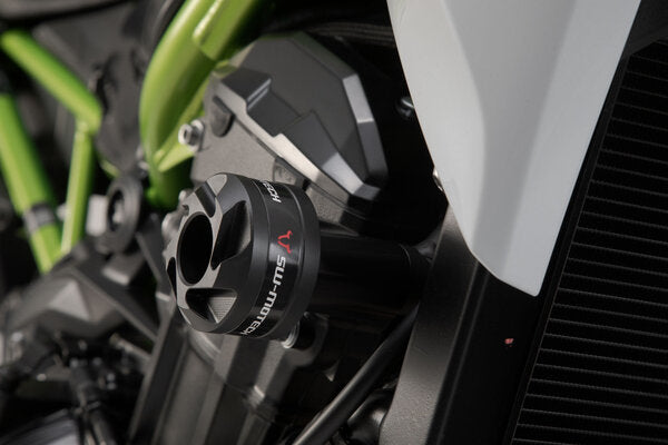 SW-MOTECH - KIT TAMPONI DI PROTEZIONE PER TELAIO NERO KAWASAKI Z900 DAL (16-)