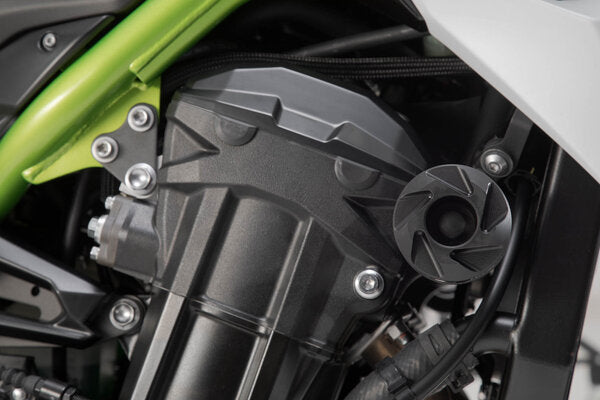 SW-MOTECH - KIT TAMPONI DI PROTEZIONE PER TELAIO NERO KAWASAKI Z900 DAL (16-)